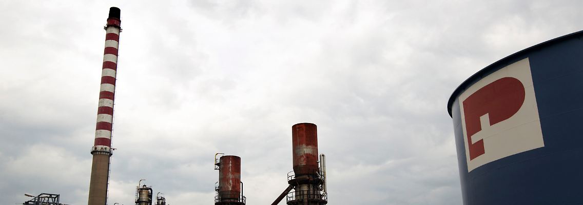 Petroplus-Raffinerie in Cressier nahe Neuchatel.