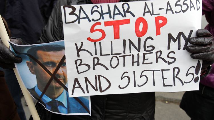 Seit März demonstrieren Menschen in Syrien gegen das Regime von Präsident Baschar al-Assad.