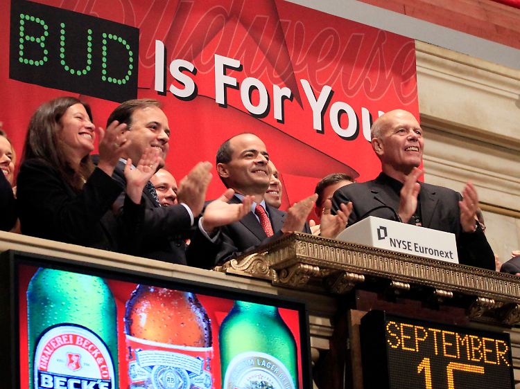 Budweiser wird wieder an der Wall Street gehandelt.
