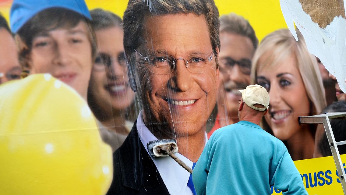 Wahlplakat der FDP: Schwarz-Gelb und sonst nichts?