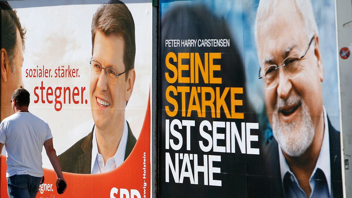 SPD und CDU werden nach ihrem Koalitionskrach offenbar vom Wähler abgestraft.