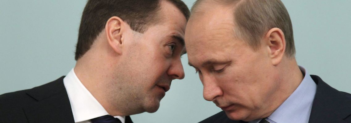 Rollentausch in Sicht: Russlands Präsident Medwedew könnte bald Ministerpräsident werden - unter einem Wieder-Präsidenten Putin.