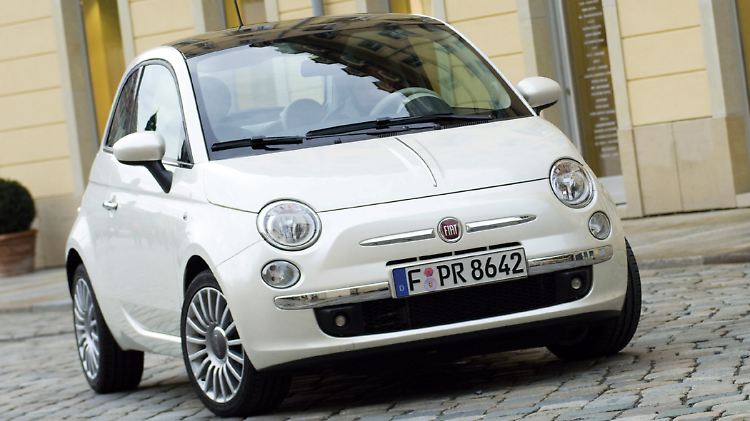 Retro-Stadtflitzer: der Fiat 500.