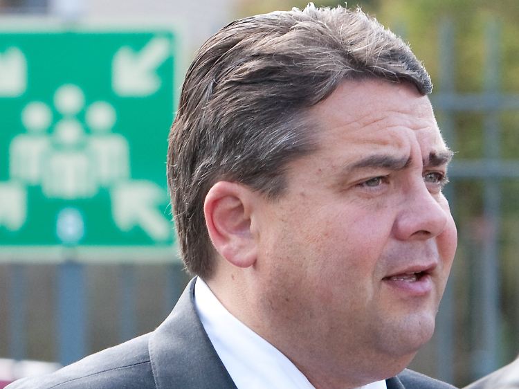 Gabriel kann nicht einmal einen Sturm im Wasserglas feststellen.