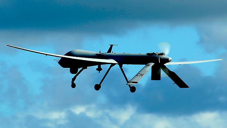 Eine Drohne vom Typ RQ-1 Predator.