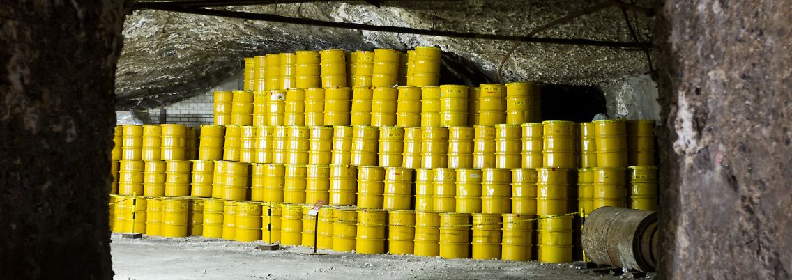 Im Endlager Morsleben lagern knapp 37.700 Kubikmeter Atommüll.