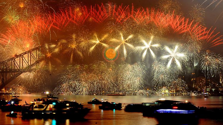 Die Skyline von Sydney ist der perfekte Hintergrund für das Silvester-Feuerwerk.