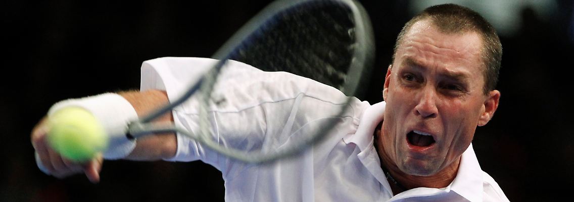 "Ich bin glücklich, ihm beim Erreichen seiner Ziele zu helfen": Ivan Lendl, hier bei einem Freundschaftsspiel Anfang 2011 gegen John McEnroe.