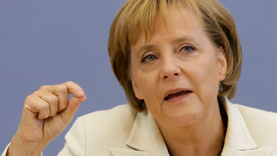 Merkel bestreitet, dass die Union neue Kernkraftwerke wolle.
