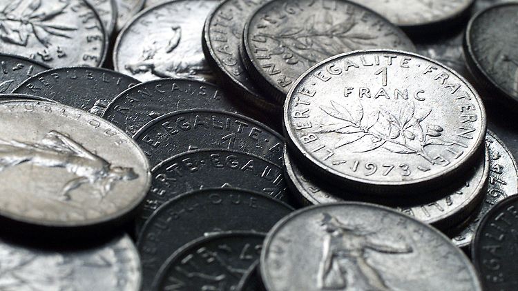Der Franc, ab und an wechselt er noch den Besitzer.