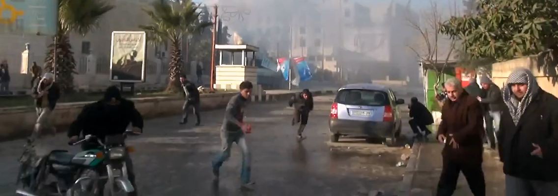 Am Wochenende soll es in Idlib zu Auseinandersetzungen zwischen Demonstranten und Sicherheitskräften gekommen sein.