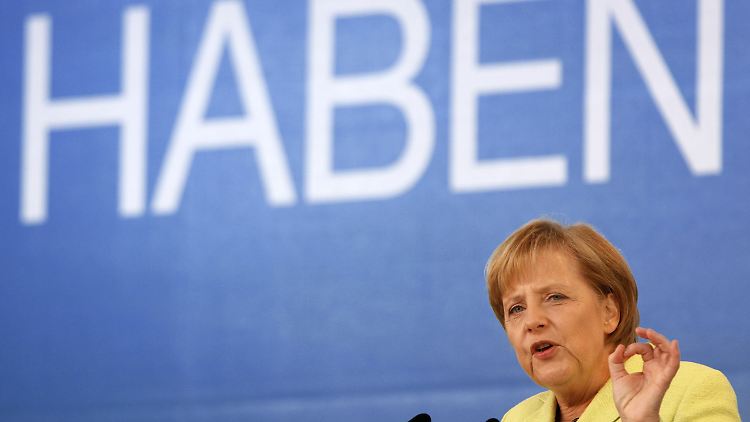 Merkel würde notfalls auch mit Überhangmandaten regieren.