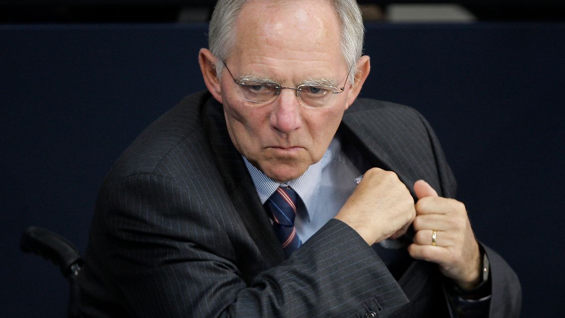 Mag nicht über das Wahlrecht streiten: Innenminister Wolfgang Schäuble.