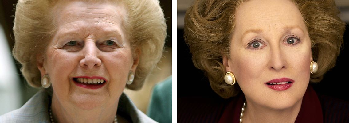 Meryl Streep spielt Margaret Thatcher.
