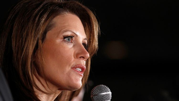 K.O. nach der ersten Runde: Michele Bachmann wirft hin.