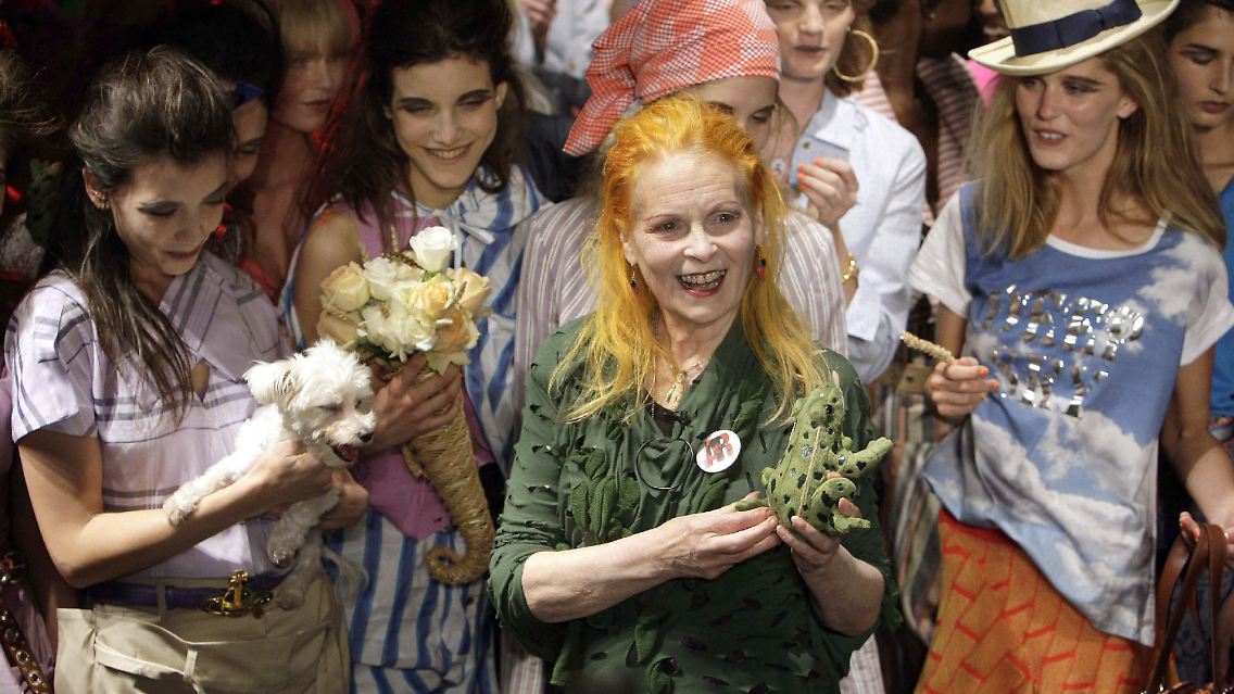 Die Grande Dame der Punk-Fashion: Vivienne Westwood.