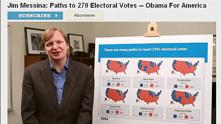 Jim Messina, Obamas Wahlkampfmanager, erklärt die Wiederwahl-Strategie des Präsidenten.