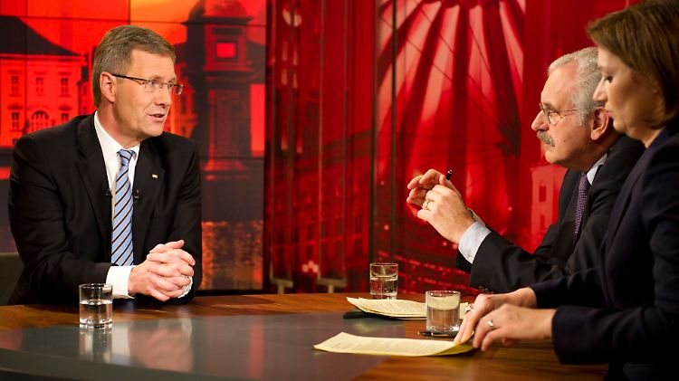 Das Interview wurde drei Stunden vor der Ausstrahlung aufgezeichnet.