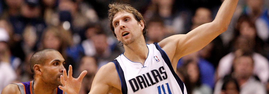 Treffsicher zum Jubiläum: Dirk Nowitzki.