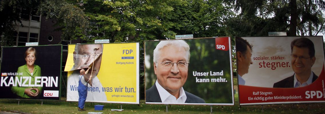 Umfragen sagen SPD und Union deutliche Verluste voraus.