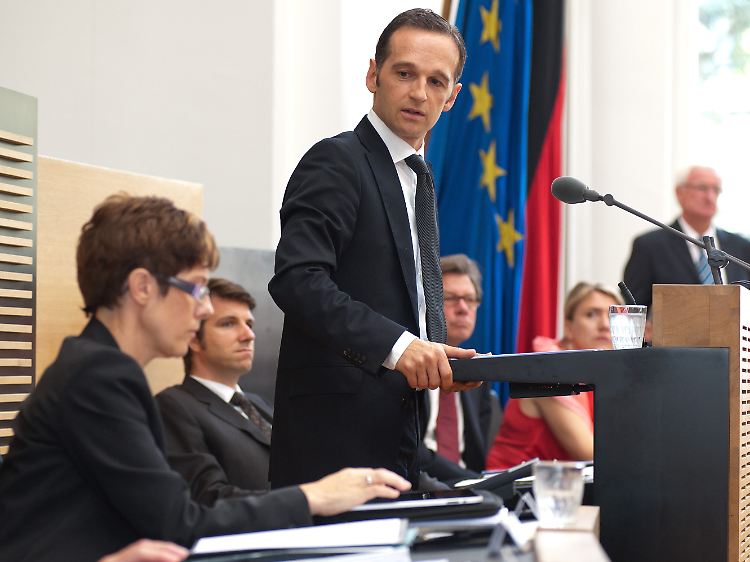 Werden SPD-Mann Maas und Ministerpräsidentin Kramp-Karrenbauer künftig die Geschicke in Saarbrücken lenken?