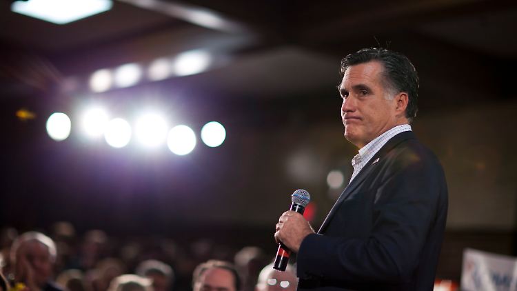 Liegt einsam an der Spitze in New Hampshire: Mitt Romney.