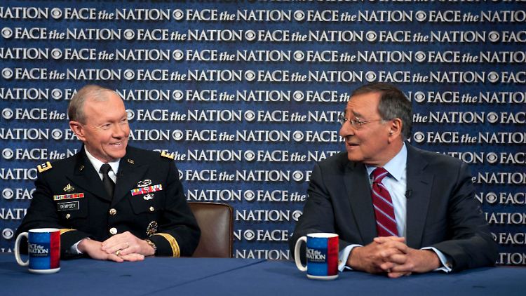 General Dempsey (links) und Verteidigungsminister Panetta.