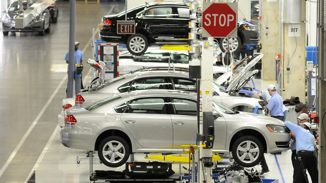 Passat-Produktion in Tennessee.