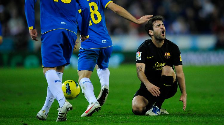 Das frühe Führungstor von Cesc Fabregas reichte dem FC Barcelona nicht zum Sieg im Stadtderby.