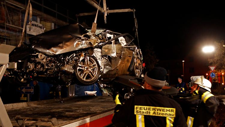 Der Unfall ereignete sich bei voller Fahrt.