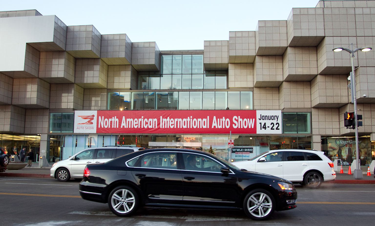 Das Autojahr beginnt traditionell in Detroit. Für den Besucher strahlt das Globo-Veranstaltungszentrum in der Kälte des Michiganer Winters eher Tristesse aus. 