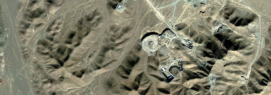 Ein Satellitenfoto von der Anlage in Fordo aus dem Jahr 2009.