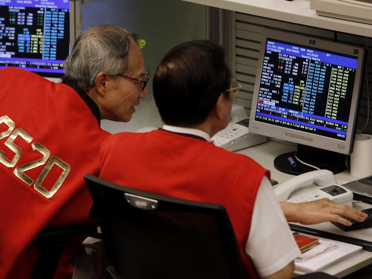 Hongkongs Börse verzeichnete Verluste.