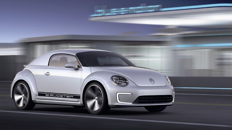 Mit einem Elektroantrieb ausgestattet präsentiert Volkswagen in Detroit die neueste Form des Beetle unter dem Namen Bugster.