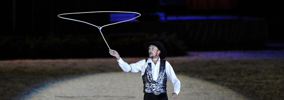 Das Spiel mit dem Lasso will gelernt sein.