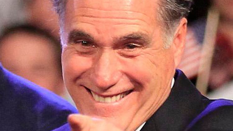 Mitt Romney nach seinem Sieg in New Hampshire.