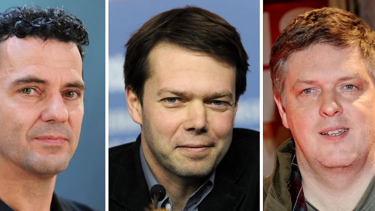 Mit im Wettbewerb: die deutschen Regisseure Christian Petzold, Hans-Christian Schmid und Matthias Glasner (v.l.)
