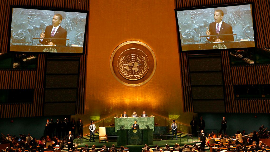 Die erste Rede von US-Präsident Obama vor der UN-Vollversammlung war mit Spannung erwartet worden.