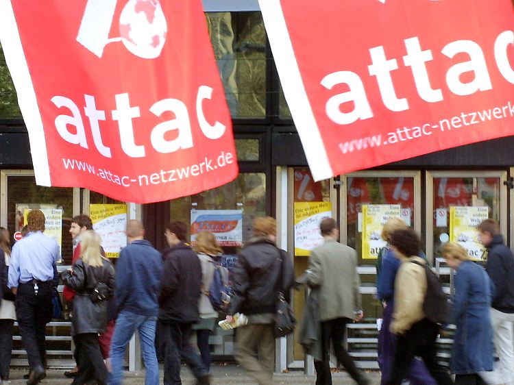 Attac: Vereinigung für eine Besteuerung von Finanztransaktionen zum Nutzen der Bürger.