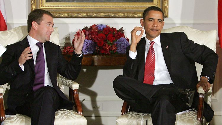 Im Atomstreit mit dem Iran ziehen Barack Obama und Dmitri Medwedew an einem Strang.