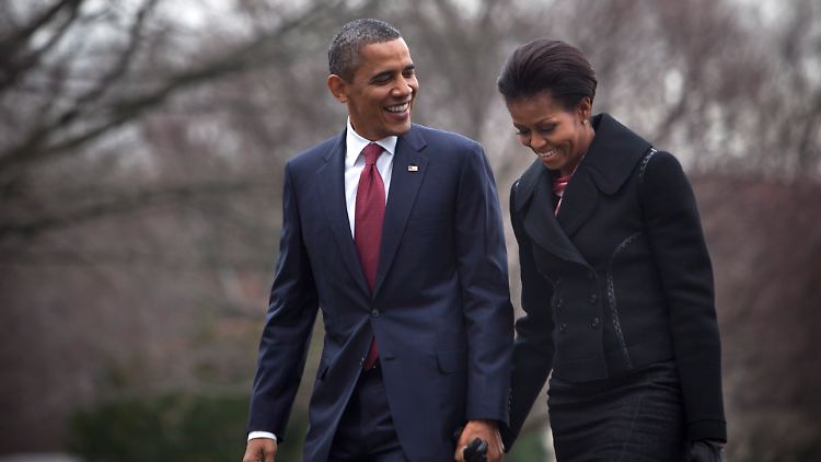 Barack und Michelle Obama: Sein Sieg war auch ihrer.