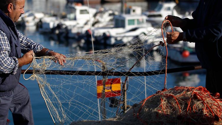 Guter Fang in Spanien.
