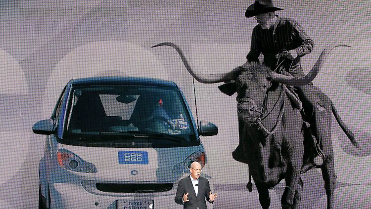 Erklärt den Amerikanern das Prinzip Carsharing: Daimler-Chef Dieter Zetsche.