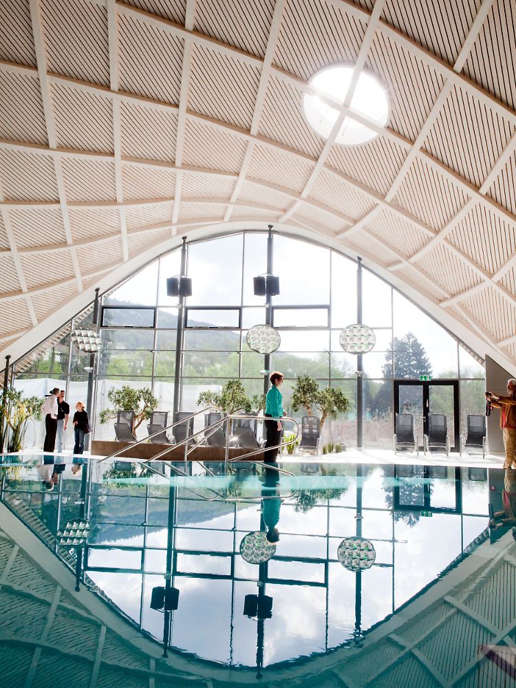 Gesundheitsurlaub in Deutschland ist im Kommen. (im Bild: "Toskana Therme" in Bad Orb)
