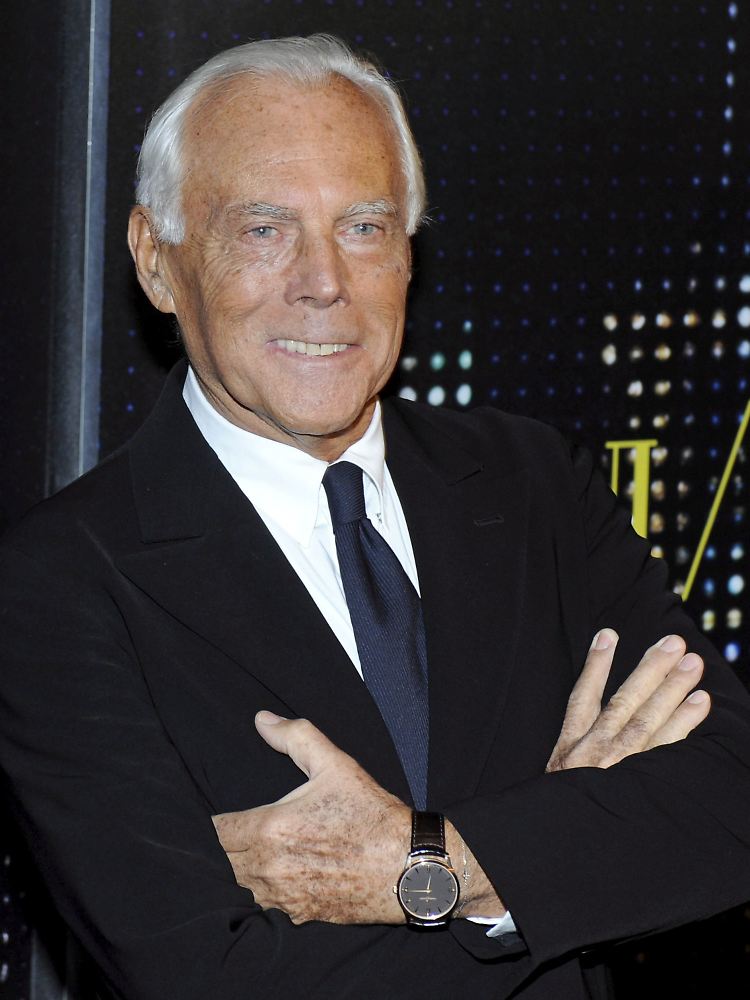 Giorgio Armani ist bekennender Workaholic, will nun aber kürzer treten. (Archivfoto von Februar 2009)