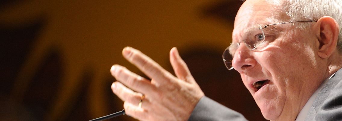 "Wir sollten die Ratingagenturen nicht überschätzen": Wolfgang Schäuble in Henstedt-Ulzburg.