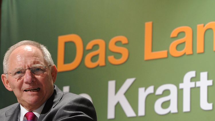 Neujahrsempfang des CDU-Kreisverbands Segeberg in Schleswig-Holstein: Es spricht der Bundesfinanzminister.