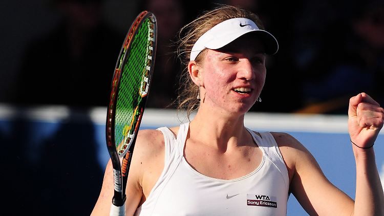 Mona Barthel setzte auch im Finale von Hobart ihren Siegeszug fort.