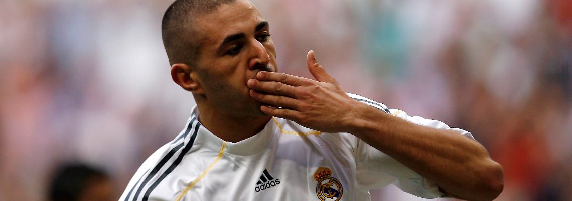 Reals Karim Benzema traf gegen Teneriffa doppelt.