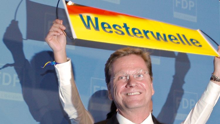 So strahlt ein Gewinner: Guido Westerwelle holte mit der FDP ein Traumergebnis.